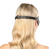 Rimba Bondage Play - Leather Mask with Chain Decoration