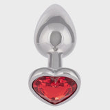 Jewel - Small Ruby Heart Plug