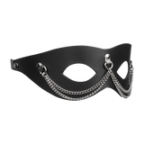 Rimba Bondage Play - Leather Mask with Chain Decoration
