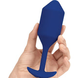 B- Vibe - Vibrating Snug Plug 4 Navy
