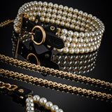 GP - Luminious Pearl Leash And Collar