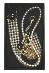 GP - Luminious Pearl Leash And Collar