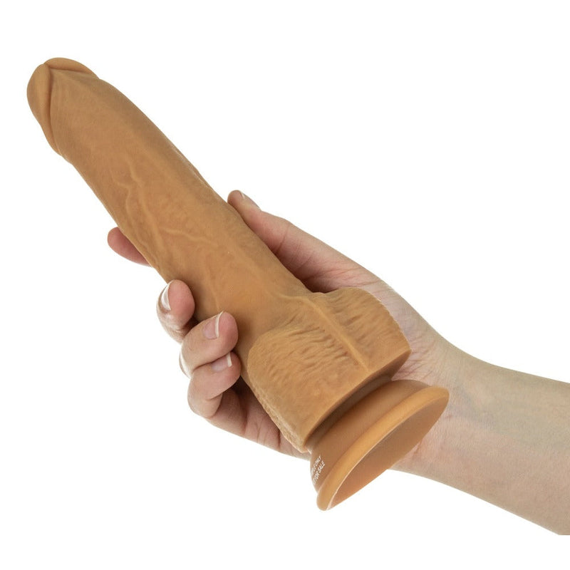 Naked Addiction - 9" Thrusting Dong-Toys-Naked Addiction-Bruin-Newside