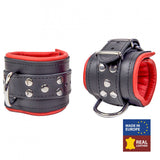 The Red - Padded Leather Wrist Cuffs Black-Red-Kink-The Red-Newside