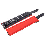 The Red - Padded leather ankle cuffs Black-Red-Kink-The Red-Newside