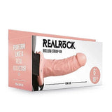 Real Rock - Holle Strap-On zonder Ballen 6''/ 15,5 cm