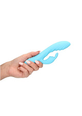 Loveline - Ribbed Ultra Soft Silicone Rabbit Vibrator