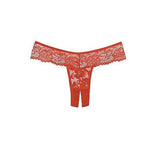 Adore - Chiqui Love Panty met Open Kruisje-Outfits-Allure-Zwart-One Size-Newside
