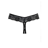 Adore - Chiqui Love Panty met Open Kruisje-Outfits-Allure-Zwart-One Size-Newside