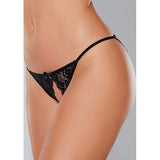 Adore - Lace Panty Open Front Lace Elastic Strap Luv Web-Outfits-Allure-One Size-Newside