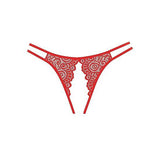 Adore - Lovestruck String met Open kruisje-Outfits-Adore-One Size-Zwart-Newside