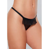 Adore - Panty Mesh Front Open Back Bow-Outfits-Allure-One Size-Newside