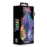 Anal Adventures - Matrix Wavy Bling Plug-Toys-Blush Novelties-Blauw-Newside