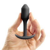 B-Vibe - Snug Plug 1-Toys-B-Vibe-Zwart-Newside