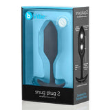 B-Vibe - Snug Plug 2-Toys-B-Vibe-Zwart-Newside