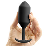 B-Vibe - Snug Plug 3-Toys-B-Vibe-Zwart-Newside