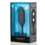 B-Vibe - Snug Plug 4-Toys-B-Vibe-Zwart-Newside