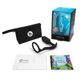 B-Vibe - Snug & Tug Penisring met Plug-Toys-B-Vibe-Newside