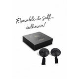 Bijoux Indiscrets - Burlesque Tepelversiering Tassel-Outfits-Bijoux Indiscrets-Zwart-Newside