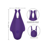 CalExotics - Rechargeable Nipplettes Tepel Vibrator-Toys-Calexotics-Paars-Newside