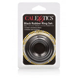 CalExotics - Rubber Cockring 3 Stuks-Toys-Calexotics-Zwart-Newside