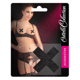 Cottelli - Tepel Stickers X-Outfits-Cottelli Collection-Zwart-Newside