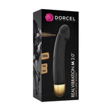 Dorcel - Real Vibrations 2.0 Medium Vibrerende Dildo-Toys-Dorcel-Zwart-Newside