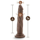 Dr. Skin - Realistische Dildo 19 cm (7.5 inch)-Toys-Blush Novelties-Zwart-15 / 20 Cm-Newside