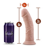Dr. Skin - Realistische Dildo met Zuignap 20 cm (8 inch)-Toys-Blush Novelties-Wit-15 / 20 Cm-Newside