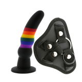 Dream Toys - Colourful Love Strapon Solid Dildo-Toys-Dream Toys-Multi-Newside