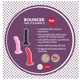 Fun Factory - Bouncer Shake Dildo-Toys-Fun Factory-Zwart-Newside