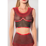 GP - Datex Crop ~Top Rood-Outfits-Guilty Pleasures-Small-Newside
