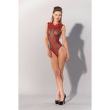 GP - Datex Striped Teddy Bodysuit Red-Outfits-Guilty Pleasures-Small-Newside