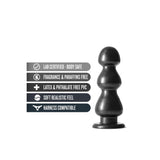 Jet - Fierce Carbon Metallic Black XXL Butt Plug-General-Blush Novelties-Newside