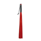 Kiotos - Lederen Flogger Zacht 24 Strings-Kink-Koitos-Rood-Newside