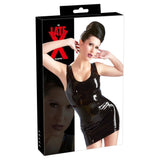 LateX - Latex Mini Jurk Zwart-Outfits-Late-X-Extra Small-Zwart-Newside