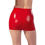 LateX - Latex Mini Rokje Rood-Outfits-Late-X-Small-Newside