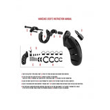 Mancage - Model 01 Chastity 3.5" Peniskuisheid-Kink-Shots-Zwart-Newside