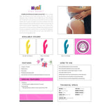 Nu Sensuelle - Nubii Kiah Rabbit Vibrator-Toys-Nu Sensuelle-Blauw-Newside