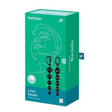 Satisfyer - Love Beads Zacht Silicone Anal Beads-Toys-Satisfyer-Zwart-Newside