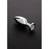 Steel - Metalen Buttplug met Cubic Zircon-Toys-Shots-Large-Newside