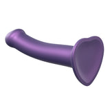 Strap-On-Me - Mono Density Dildo Metallic Shine M-Toys-Strap-on Me-Paars-Newside