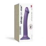 Strap-On-Me - Mono Density Dildo Metallic Shine M-Toys-Strap-on Me-Paars-Newside