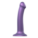 Strap-On-Me - Mono Density Dildo Metallic Shine M-Toys-Strap-on Me-Paars-Newside
