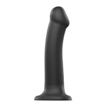 Strap-On-Me - Semi-Realistic Dual Density Bendable Dildo L-Toys-Strap-on Me-Zwart-Newside