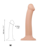 Strap-On-Me - Semi-Realistic Dual Density Bendable Dildo M-Toys-Strap-on Me-Vanilla-Newside