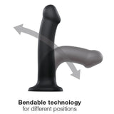 Strap-On-Me - Semi-Realistic Dual Density Bendable Dildo XL-Toys-Strap-on Me-Paars-Newside