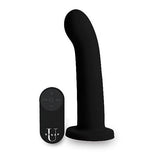 Strap U - SU Secret G 21X Liquid Silicone Vibrerende Dildo-Toys-Strap U-Zwart-Newside