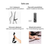 Strap-on Me - Multi Orgasm Bendable Strap-on Black-Toys-Strap-on Me-Small-Newside
