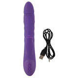 Sweet Smile - Stuwend & Roterend Dubbel Vibrator-Toys-Sweet Smile-Paars-Newside